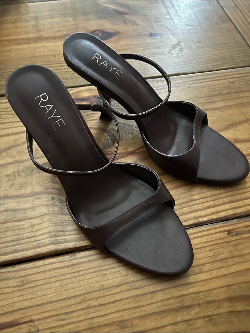 RAYE Cait Sandal in Chocolate Brown